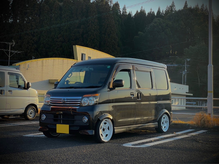 アトレーワゴンのホイール交換・tc01・オーバーフェンダー・白ホイールはいいぞに関するカスタム事例の投稿画像2枚目