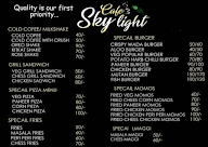 Cafe Sky Light menu 1