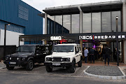 The new Ineos Grenadier dealership at the V&A Waterfront in Cape Town. 