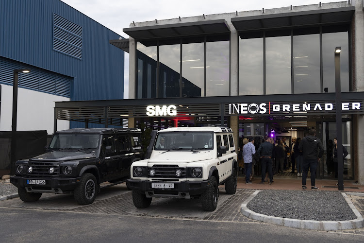 The new Ineos Grenadier dealership at the V&A Waterfront in Cape Town.