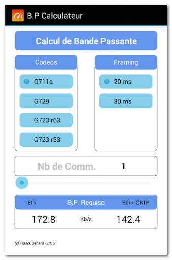 B.P. Calculateur