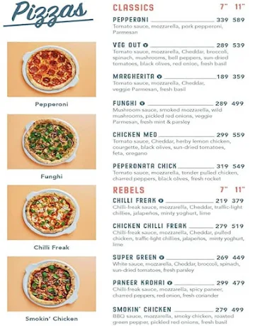 Jamie's Pizzeria By Jamie Oliver menu 