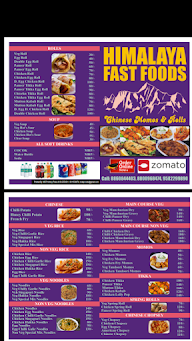 Himalaya Fast Food menu 2