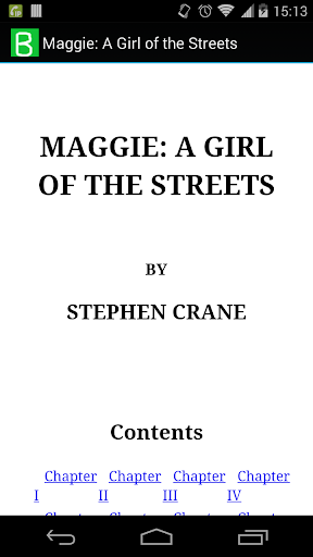 Maggie: A Girl of the Streets