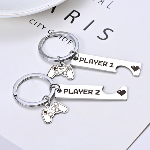 Title 5, Game Keychain Boyfriend Husband Couple Birthday...