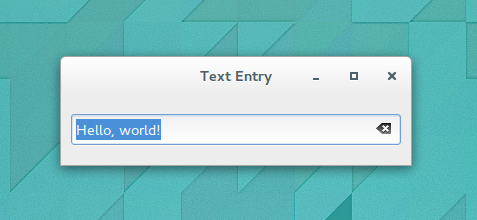 Text Entry