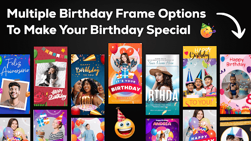 Screenshot Birthday Photo Frame