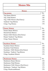 Momos Mia menu 1