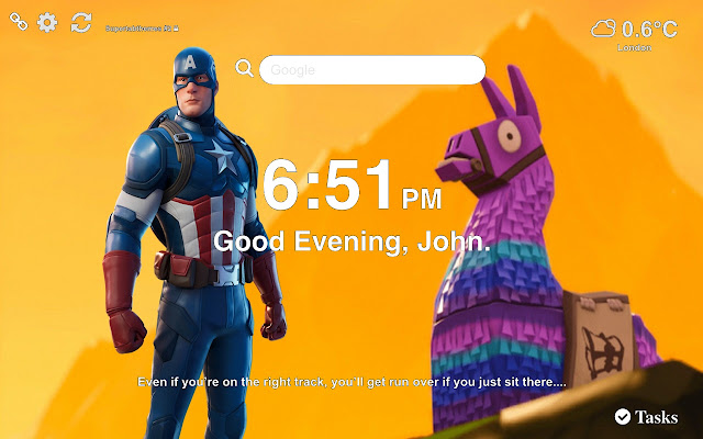 Captain America Fortnite Skin Wallpapers