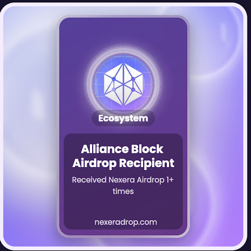 AllianceBlock: Airdrop Recipient 12