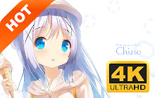 Chino Kafū Top HD Anime New Tabs Themes small promo image