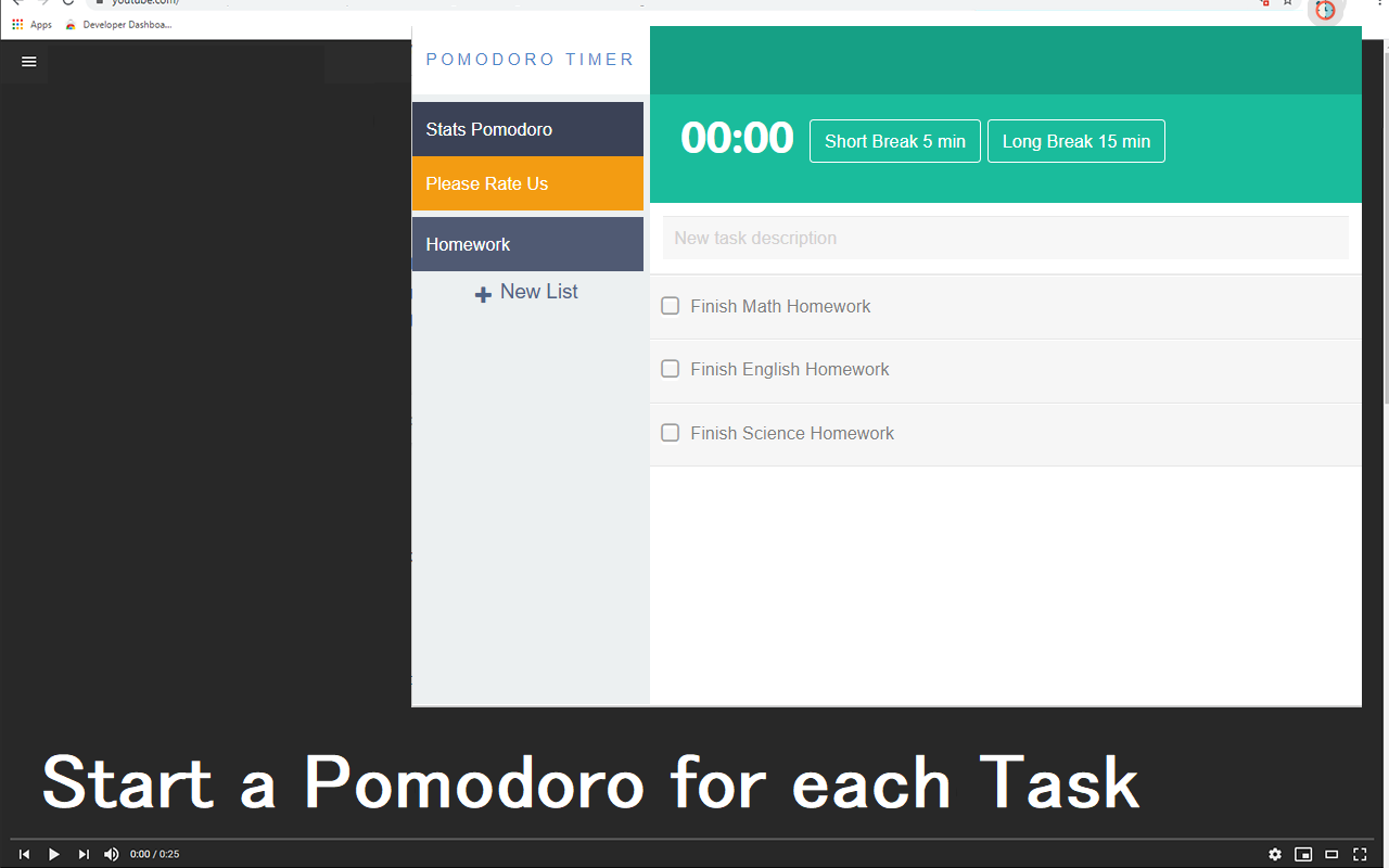 Pomodoro Timer for Google Chrome™ Preview image 1