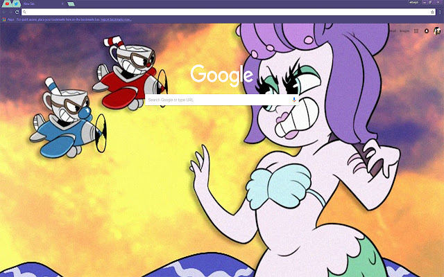 Cuphead | Mermaid Medusa Boss chrome extension