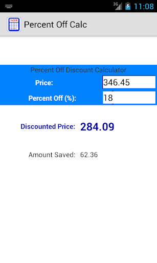 Percent Off Calc