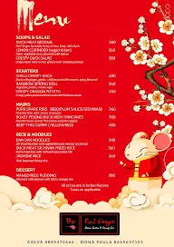 The Red Ginger menu 1