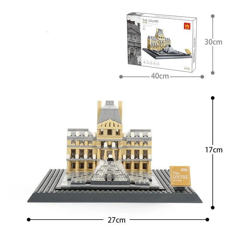 World Famous Architecture Street View Building Blocks. Assemble detailed cityscapes with small particle blocks. Perfect 