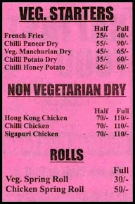 Raj Fast Food menu 3