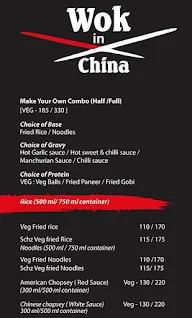 Wok in China - Veg Exclusive menu 2