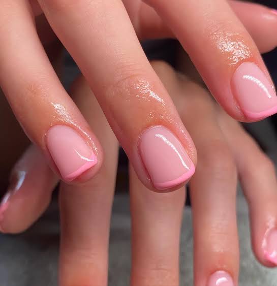 Pink Short Nail Designs