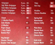 Raju Chat Bhandar menu 2