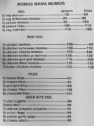 Momos Mama Momos menu 1