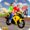 Offroad Bike Taxi Driver 3D icon