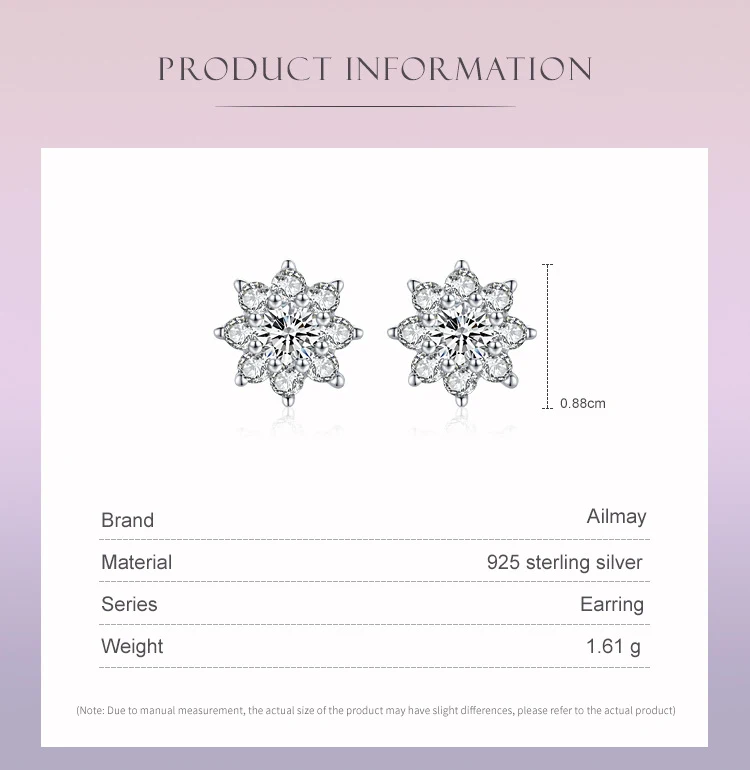Title 1, Boucles doreilles clous en argent sterling S92...