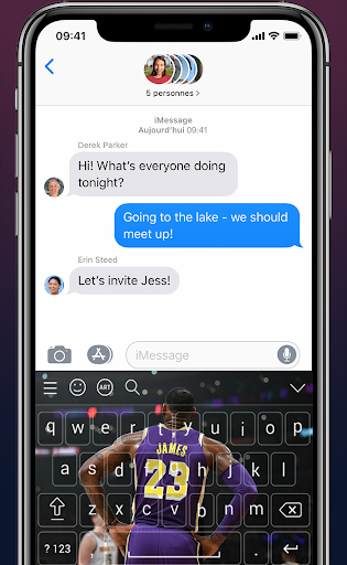 Screenshot LeBron James Keybord Theme NBA