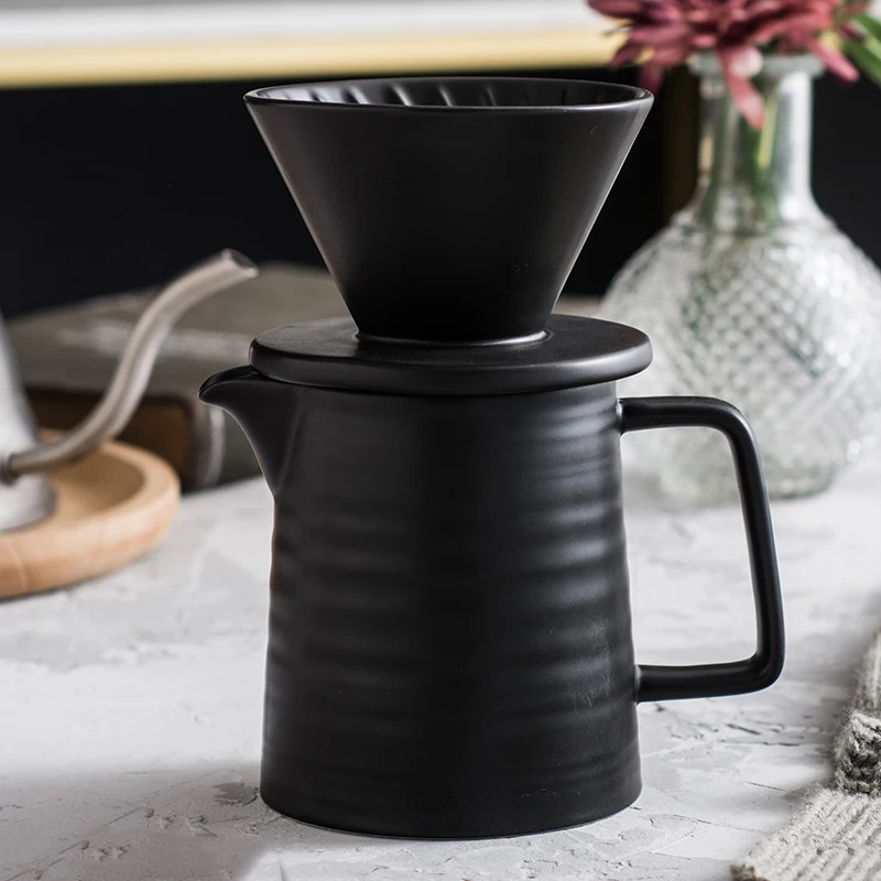 Title 1, Handgemaakte Koffiepot Set Keramische Filter Cu...