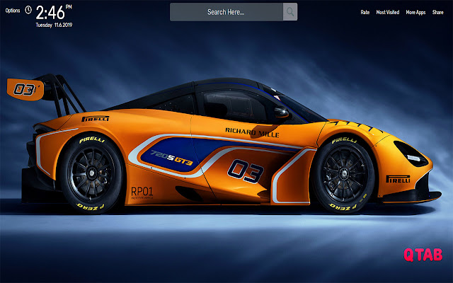 McLaren Wallpapers HD Theme