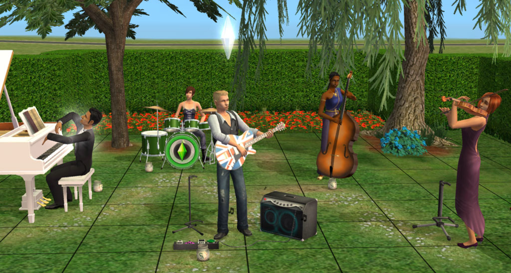 choose an instrument to write your songs in sims 4