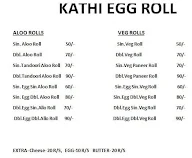 Kathi Egg Roll menu 7