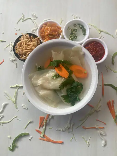 Veg Wonton Soup (Serves 1-2)