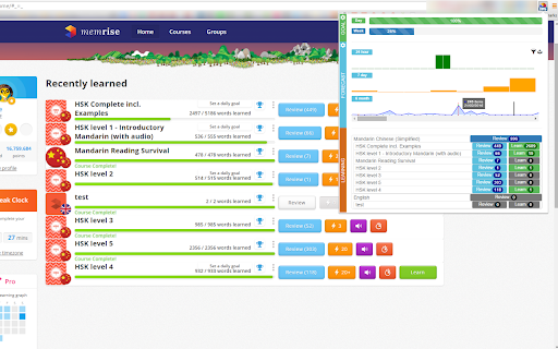 Memrise Monitor