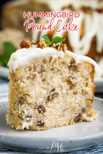 Hummingbird Cake Pound Cake