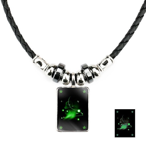 Title 8, Twelve Constellation Luminous Crystal Necklace,...