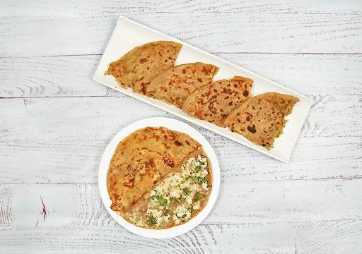 Paneer Parantha And Aloo Parantha Combo