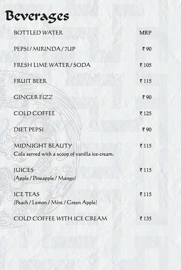 Berco's menu 