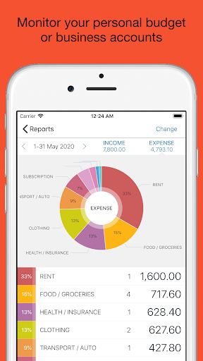 Screenshot Account Book - Money Manager