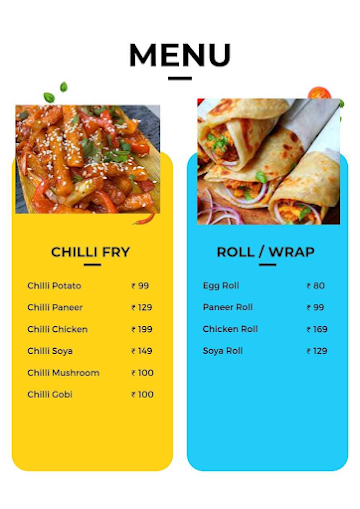 Kem's food Corner menu 