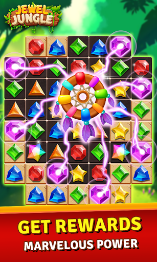 Jewels Jungle Treasure : Match 3  Puzzle screenshots 4