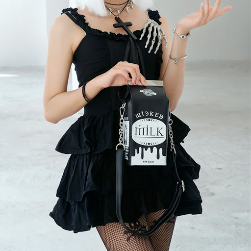 Title 2, Milk Bucket One Shoulder Hand Hold Diagonal Bag...