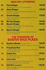 Dosa Plaza menu 2