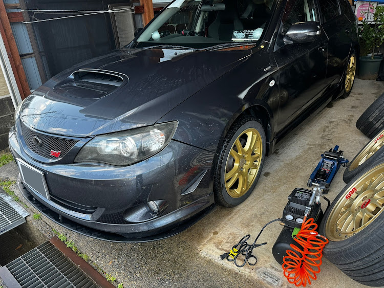 インプレッサの3月もよろしくお願いします・タイヤこうかーーーん・BBS LMに関するカスタム事例の投稿画像1枚目