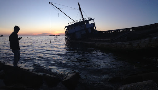 Shipwreck Statue