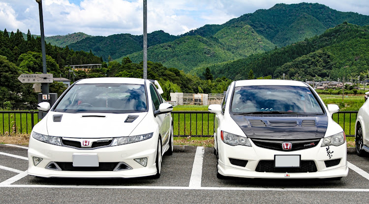 シビックタイプRのシビックタイプRオフ会・丹波竜の里公園・丹波道で検挙・あづい〜(꒪⌓꒪)あづいよ〜(꒪⌓꒪)・FK8ぼっちに関するカスタム事例の投稿画像11枚目