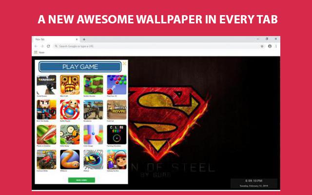 Superman Wallpapers and New Tab