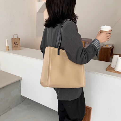 Title 1, Simple Large-capacity Single Shoulder Bag for W...