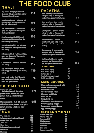 The Food Club menu 1