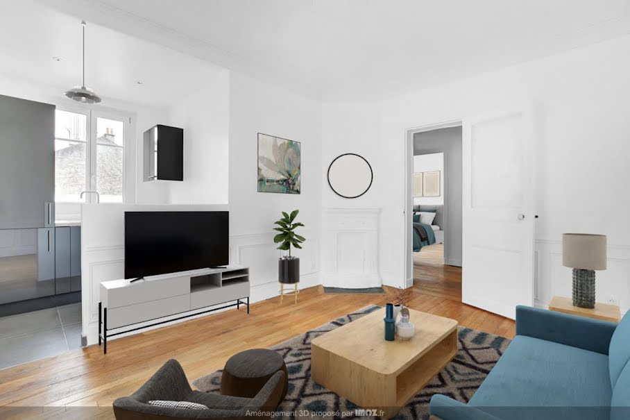 Vente appartement 2 pièces 40 m² à Paris 19ème (75019), 340 000 €